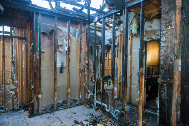 Professional Emergency Fire Cleanup technician working in Blackwater, AZ